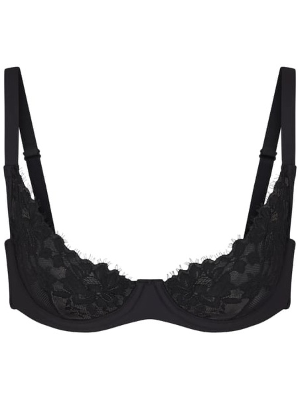 SKIMS LACE UNLINED SCOOP
BRA | ONYX